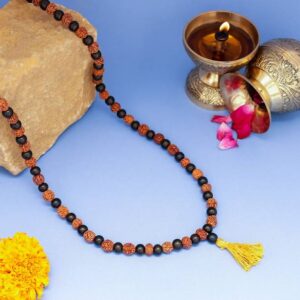 Rudraksha Gold-plated Charm Bracelet