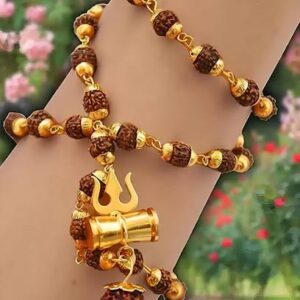 5 Mukhi Rudraksha Pendant Wood Pendant