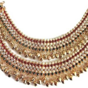 Jewarhaat Silver Plated Brass Anklet