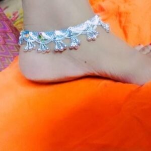 Designer Gold Plated Ball Anklets