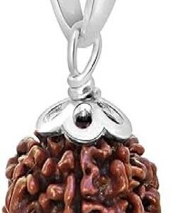 Silver Beads Brass Wood Locket