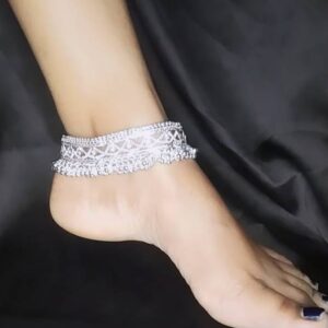 Traditional White Metal Anklet