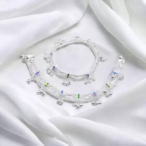 Gota Chandi Heavy Bridal Anklet