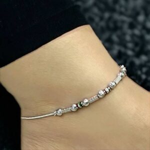 Traditional White Metal Anklet