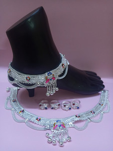 Rhinestone Chain Anklet