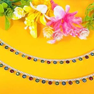 Non-Precious Silver Plated Traditional Anklet