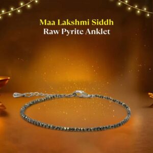 Black Bead Evil Eye Anklet