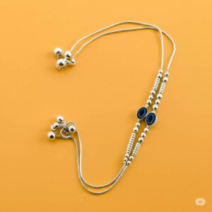 Non-Precious Silver Plated Traditional Indian Anklet