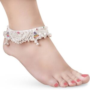 SUSVIJ Nazar Dhaga Anklet For Evil Eye & Good Luck
