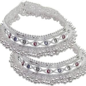 Traditional Ethnic Fancy Fashion Foot Jewellery Silver Anklet