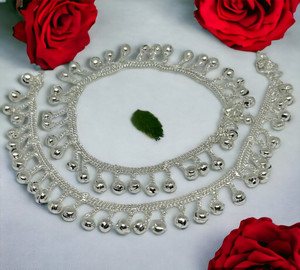 Silver & Stone Anklet