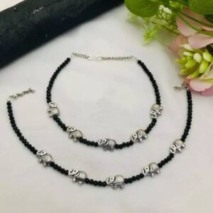 Blue Charm Evil Eye Stainless Steel Anklet