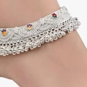 Blue Charm Evil Eye Stainless Steel Anklet