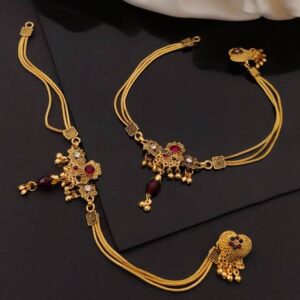 Traditional White Metal Anklet