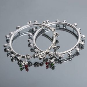 Silver & Alloy Anklet