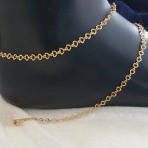 Evil Eye Silver Tone Anklet