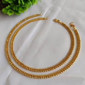 Indian Traditional White Metal Payal Designer Anklet