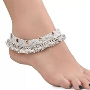 Tending Black Bead Anklet for Girls & Women |Evil Eye Protection
