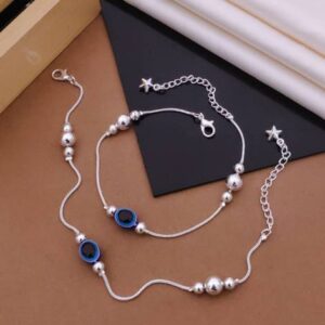 Evil Eye Bead Anklet