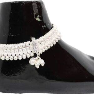 Tending Black Bead Anklet