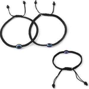 Silver Evil Eye Anklet