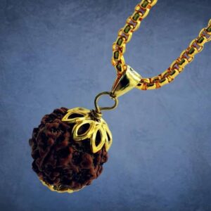 5 Mukhi Rudraksha Pendant Lab Certified Nepali