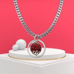 Shiv Dotted Locket Pendant with Mala Men/Boys