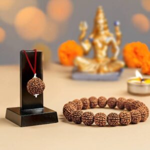 5 Mukhi Rudraksha Combo Crystal
