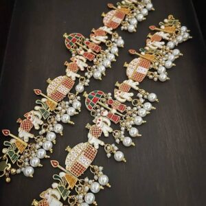 Silver-Plated Bridal Payal