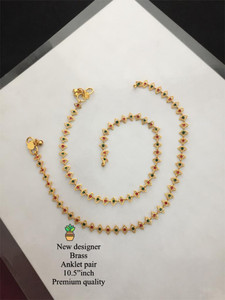 Silver-Plated Bridal Toe Payal