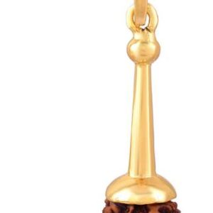 Five faced/Panchamukhi Rudraksha with Panchaloha/Impon