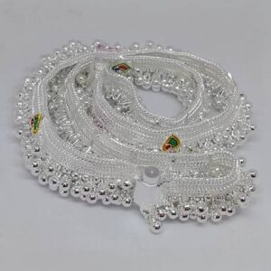 Beautiful Silver-Plated Bridal Payal