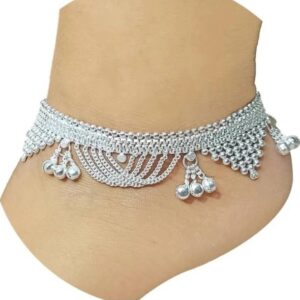 Jewellery for All Occasions Traditional White Metal Anklet