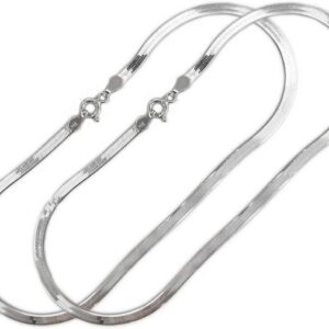 Evil Eye Silver Tone Anklet