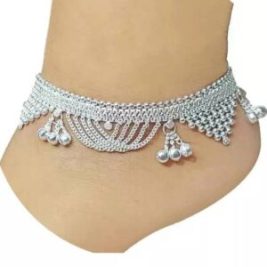 Non-Precious Silver-Plated Anklet