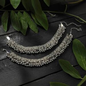 Bridal Silver Payal