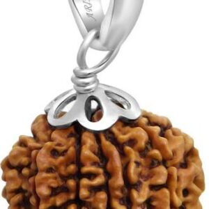 Lord Shiva Trishul Damru Locket with Rudraksha Mala