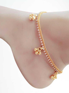 Traditional White Metal Anklet