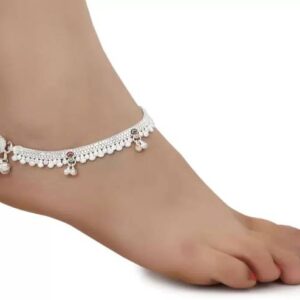 Simple Silver Anklet