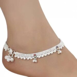 Fancy Silver Payal
