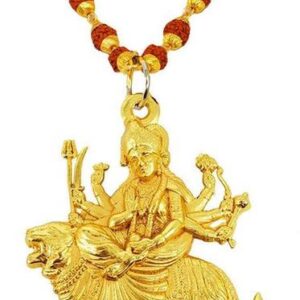 5 Mukhi Rudraksha Nepali Certified Silver Wood Pendant