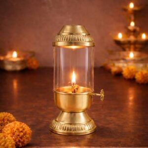 homesy Luxury Metal Diya
