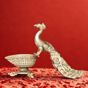 Craftcart Peacock Diya Deepak