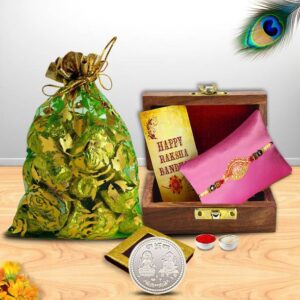 Midiron Rakhi Chocolate Thali Box