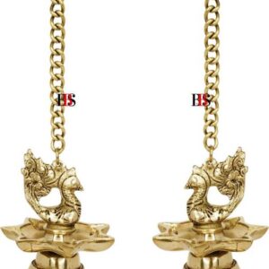 B.B.S Brass Peacock Hanging