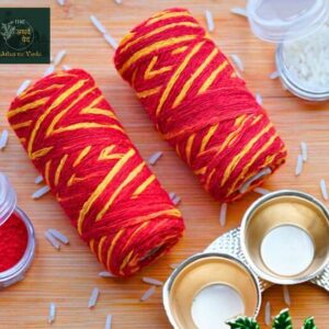 Atharva Veda Red Saffron Mauli