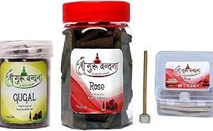 SGV Guggul Box, Rose Cones & Rose Sticks Special