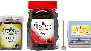 SGV Guggul Box, Rose Cones & Chandan Sticks Special