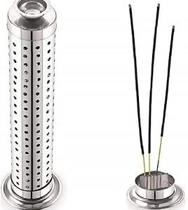KIRINVEDA Stainless Steel Agarbatti & Dhoop Stand