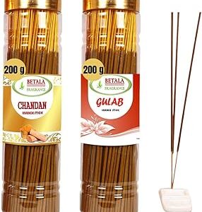 Betala Chandan & Gulab Agarbatti Combo